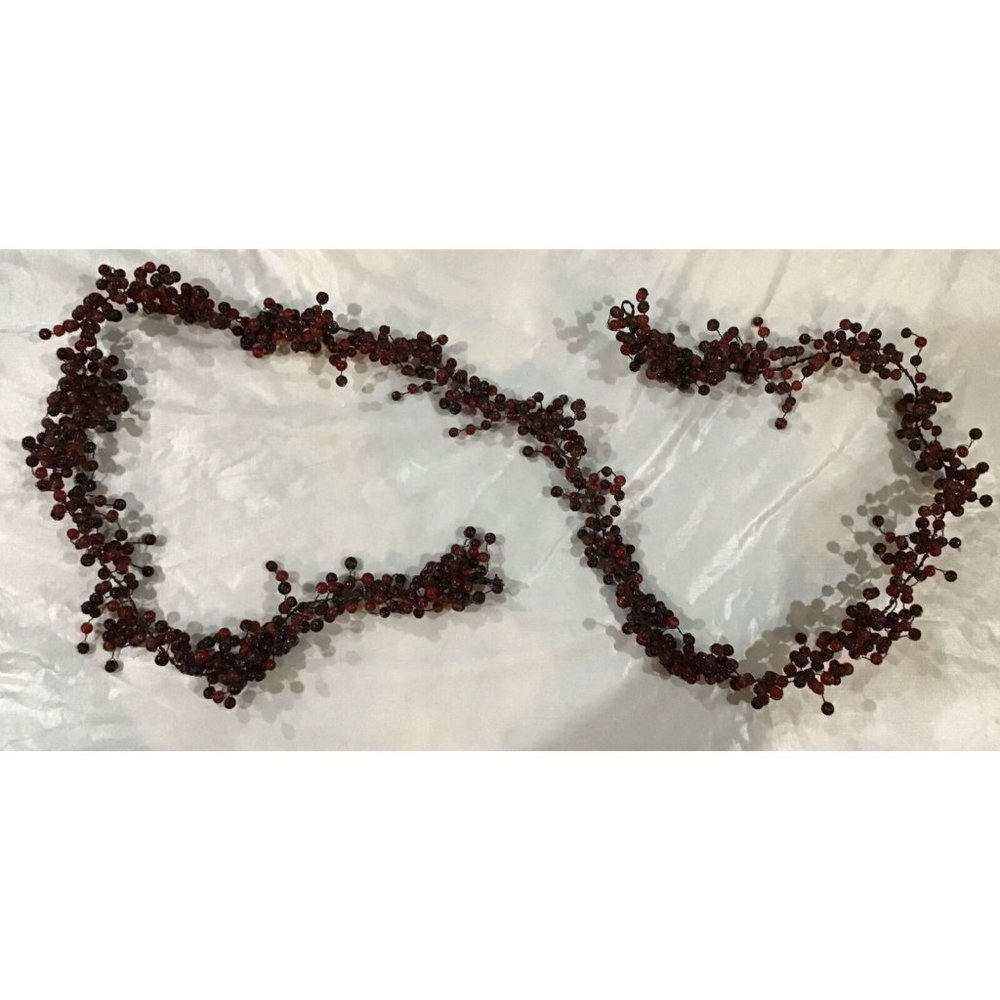 Pottery Barn Red Holiday Garland